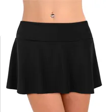 TiaoBug Для женщин сплошной цвет оборки пикантные купальное платье с шорты в комплекте купальник купальный костюм с бикини ванный комплект пляжная одежда