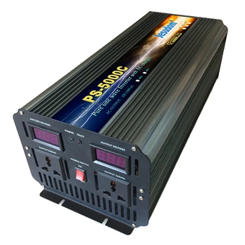 

5000W Pure Sine Wave Solar Power Inverter DC 24V 48V to AC 220V 230V 50HZ 60HZ with AC Charger Off Grid Inverter