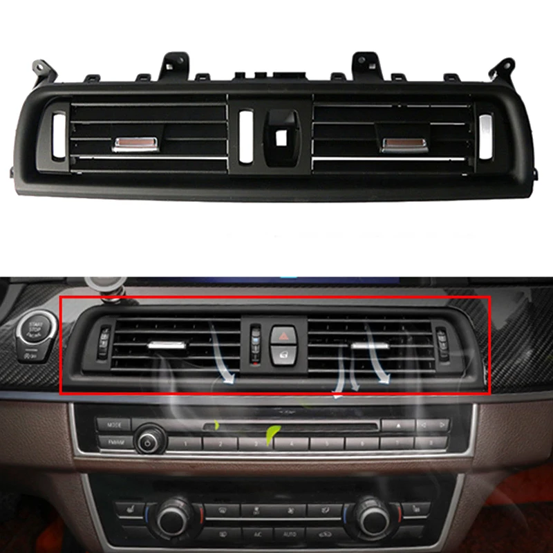 cheap New Black Front Air Grille For B MW 5 Series F10 F18 520 523 525 528 530 535 Air Grille 1pc