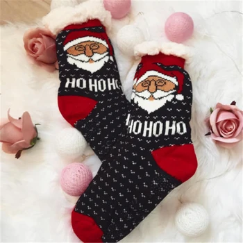 

1pair Women Girls Knit Rabbit Wool Socks Warm Winter Kids Christmas Gift Cute New Year Gifts Autumn Winter Match Cartoon Print