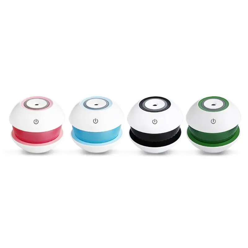 

150ml USB Rechargable Air Humidifier Mini Ultrasonic Humidifier Aroma Essential Oil Diffuser Air Purifier with Night Light