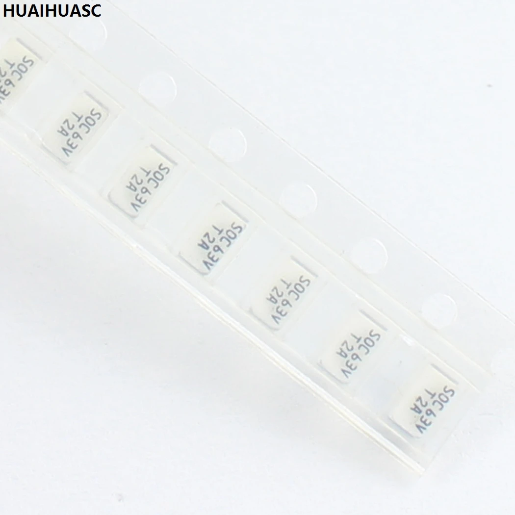 10 шт./лот SOC SMD SMT Slow Blow 1206 2A T2A 63V Предохранитель|Перемычки| |