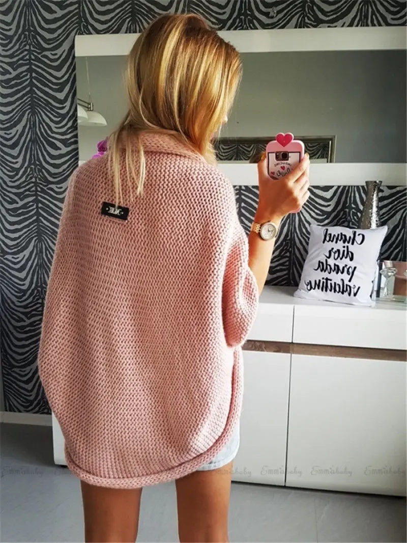 wonderful Hirigin Harajuku Knitted Coat 2018 Newest Fashion Women Long Sleeve Sweater Top Casual Cardigan Out