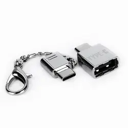 Брелок Тип-C OTG адаптер Наборы Micro-USB Тип C & USB к Тип-C конвертер синхронизации данных зарядный адаптер для samsung S9