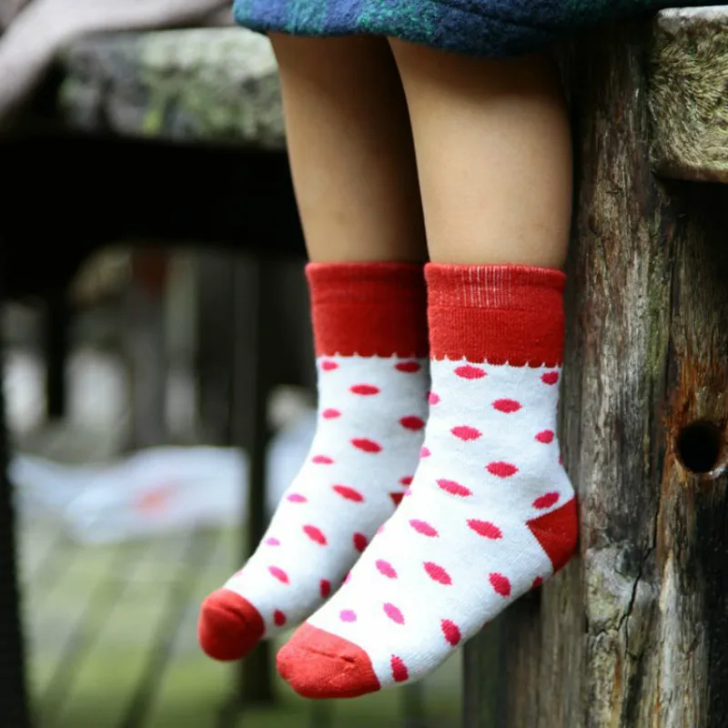 Buy 2018 Girls Socks Lot Short Colored Winter Socks