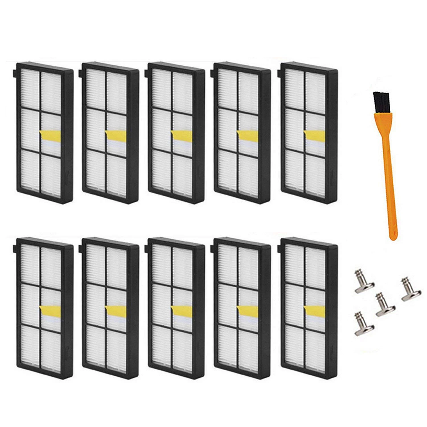 

SANQ Filter with Brush Screws Replacement Parts for iRobot Roomba 800 900 870 880 960 980 Vacuum Cleaner Series
