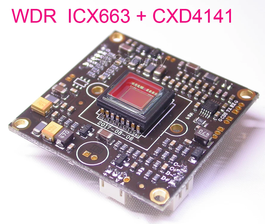 WDR чипсет 1/3 &quotSony Super HAD II CCD ICX663 + CXD4141 камера видеонаблюдения PCB модуль
