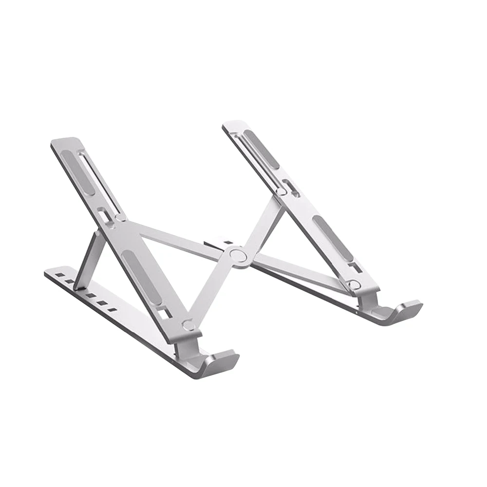 

Nuoxi Notebook Laptop Stand Portable 6 Heights Adjustable Aluminum Desktop Ventilated Cooling Holder Folding Ultra For 15.6 In