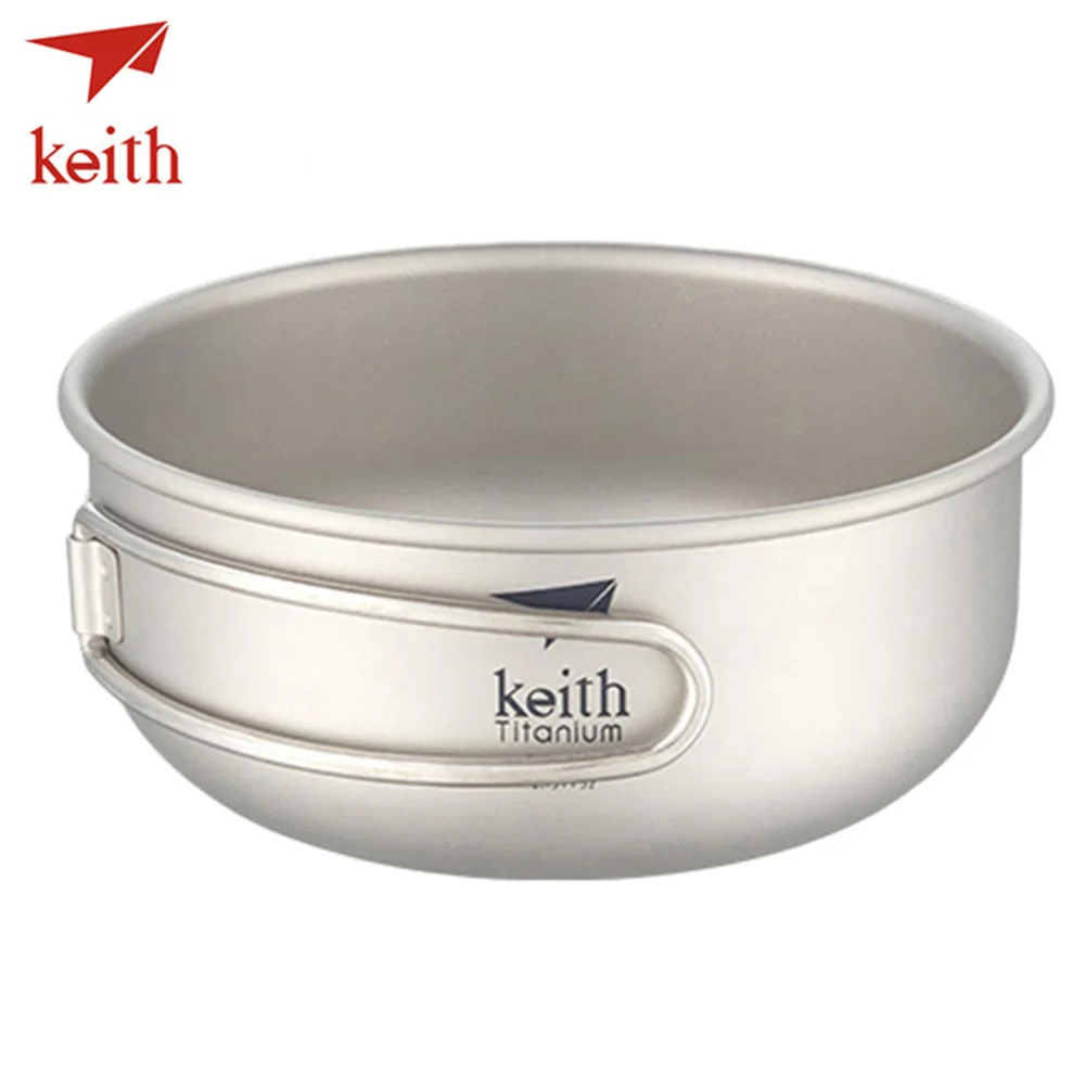 Кит 300 мл 600 чистая титановая рисовая чаша портативная походная посуда
