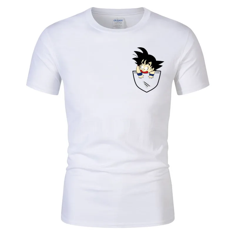 Футболка с драконом и шариком для мужчин летние футболки Z super son goku Slim Fit cosplay 3D