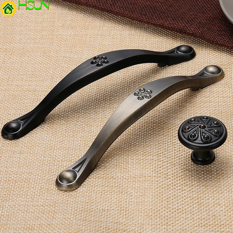 American Style knobs and pulls for cabinets vintage cabinet Simple Kitchen Handles Drawer Pulls deurknoppen kast Z-0588 | Обустройство