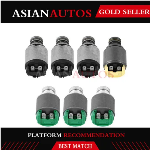 Set 7 PCS 5HP-19 Transmission Solenoids Fit BMW Audi Prosche High Quality