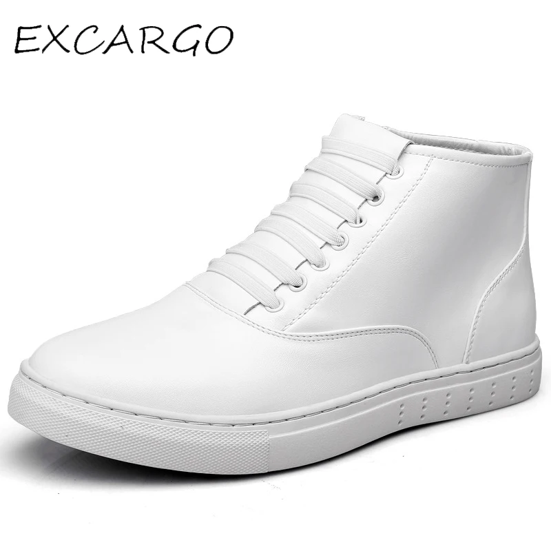 mens white ankle boots