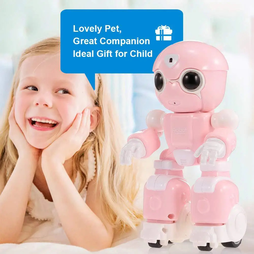 Smart RC Robot Intelligent Early Education RC Toy Music Dance for Preschool Kids