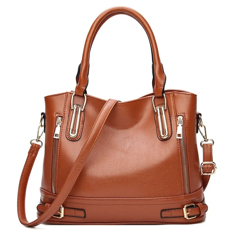

Women Messenger Bag Leather Women Handbag Shoulder Bags Leather Messenger Bag Chains Pu Leather Ladies Casual Shoulder Bag