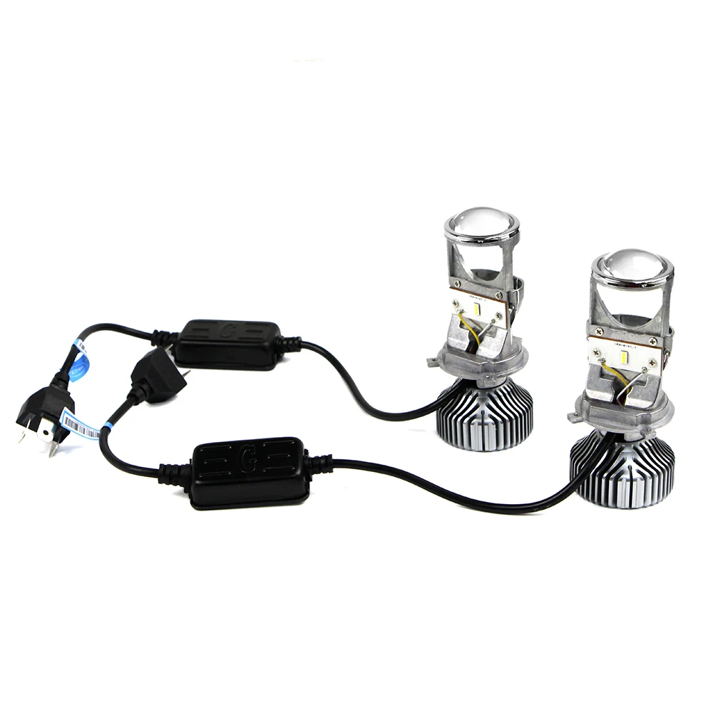 

H4 Mini Bi-LED Projector 1.5 inch Headlight Lens 60W Headlamp Retrofit DIY 9003