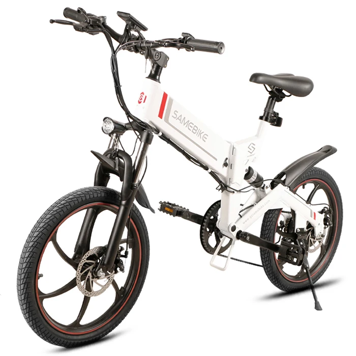 Samebike 20 ZANCHE открытый 10Ah батарея Умный складной электрический велосипед мопед 3