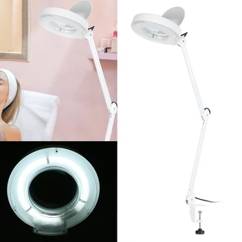 

Desktop LED Cold Light Magnifier 5X Magnifying Lamp Facial Skin Care Beauty Light Face Care Tools c