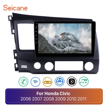 

Seicane Android 8.1 10.1" 2Din Car Radio For 2006 2007 2008 2009-2011 Honda Civic Head Unit WiFi Stereo GPS Multimedia Player