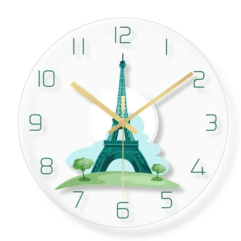 

Nordic Wall Clock Digital Family Modern Kids Minimalist Art Secret Stash Bedroom Children Wandklok Watch For Wall Decor 50Q071