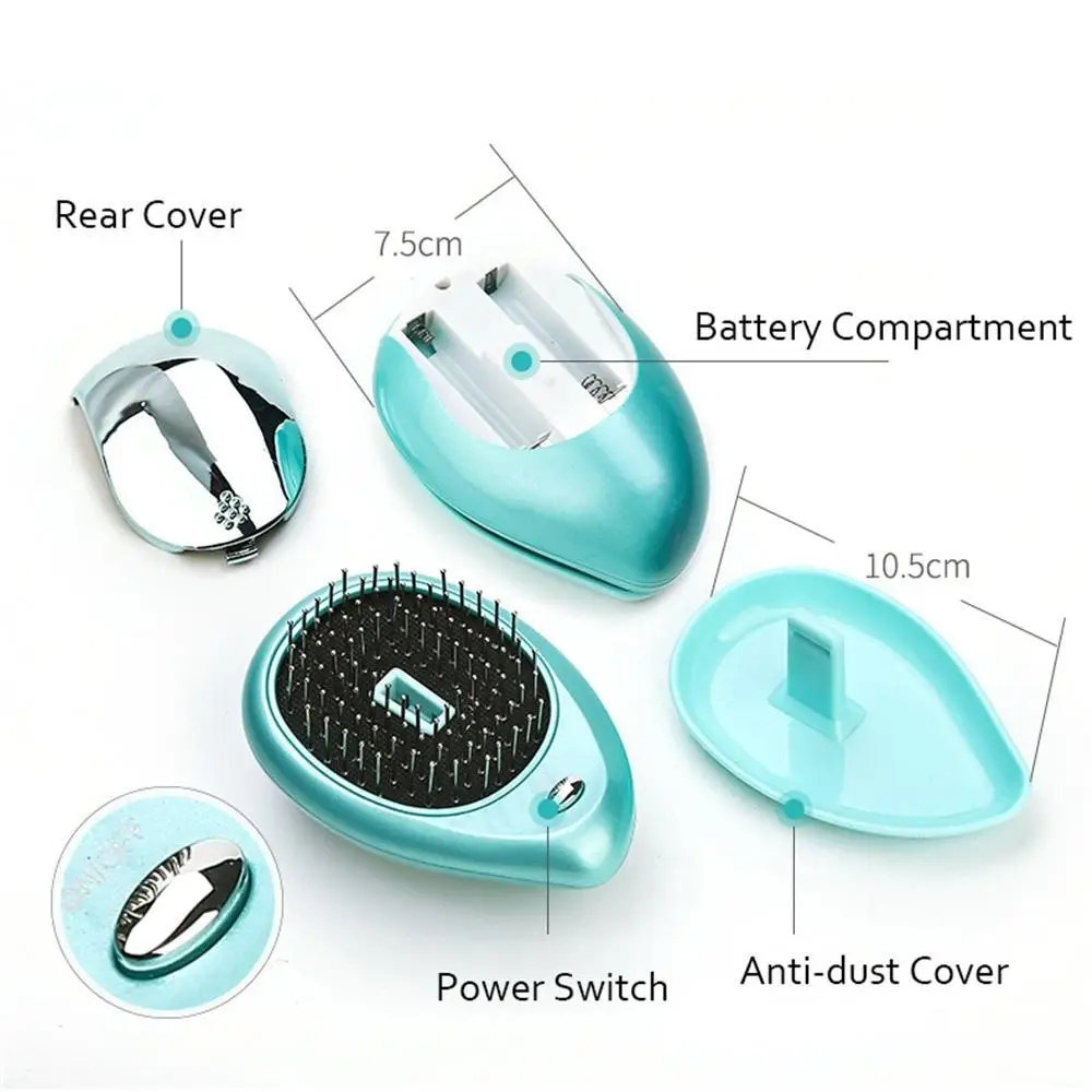 ACEVIVI Portable Electric Hair Ionic Brush Hair Straightener Brush Negative ion comb Anti-static Massage Mini Straight Hair comb ACEVIVI Portable Electric Hair Ionic Brush Hair Straightener Brush Negative ion comb Anti-static Massage Mini Straight Hair comb
