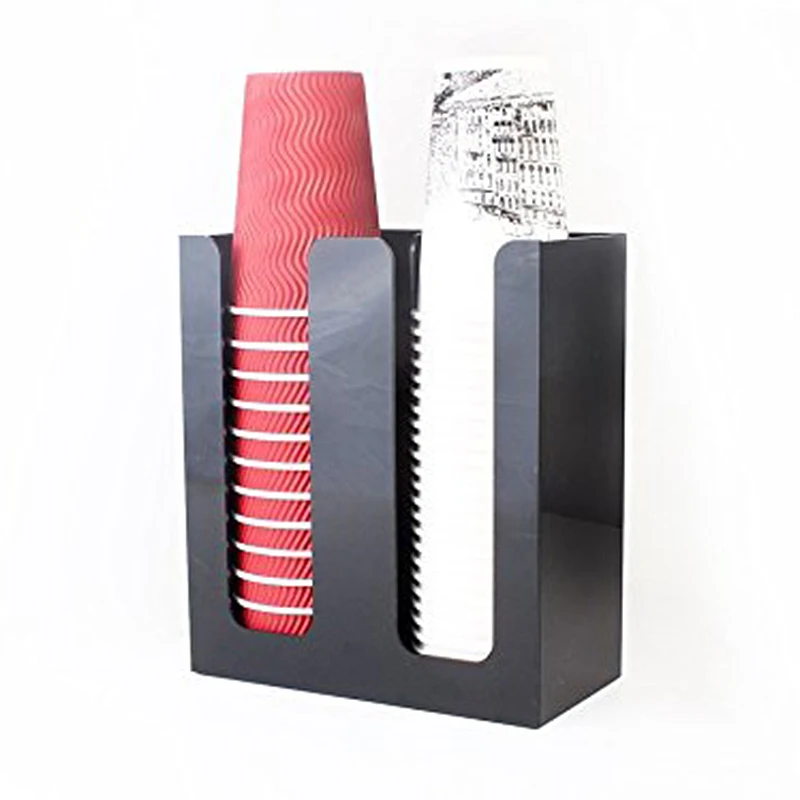 Beste Koffie Cup   Deksel Mouw Dispenser Twee Bekerhouder Papier Cup Opbergrek