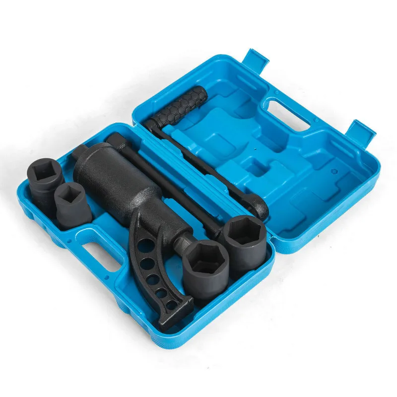 

Torque Multiplier Set Wrench Lug Nut Labor Saving Lugnut Remover W/ 4 Sockets Car Tire Removal Screw Booster Socket Wrench