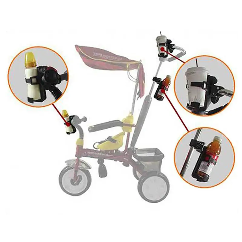 Автоматический автомобильный держатель чашки для детской коляски Велосипедный спорт коляска аксессуары для коляски для бутылки, стакана держатель аксессуары для автомобильного интерьера