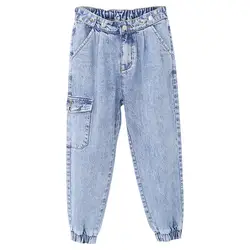 Плюс размеры 5XL бойфренда джинсы для женщин для повседневное свободные дамские шаровары Высокая талия потертые джинсы из денима