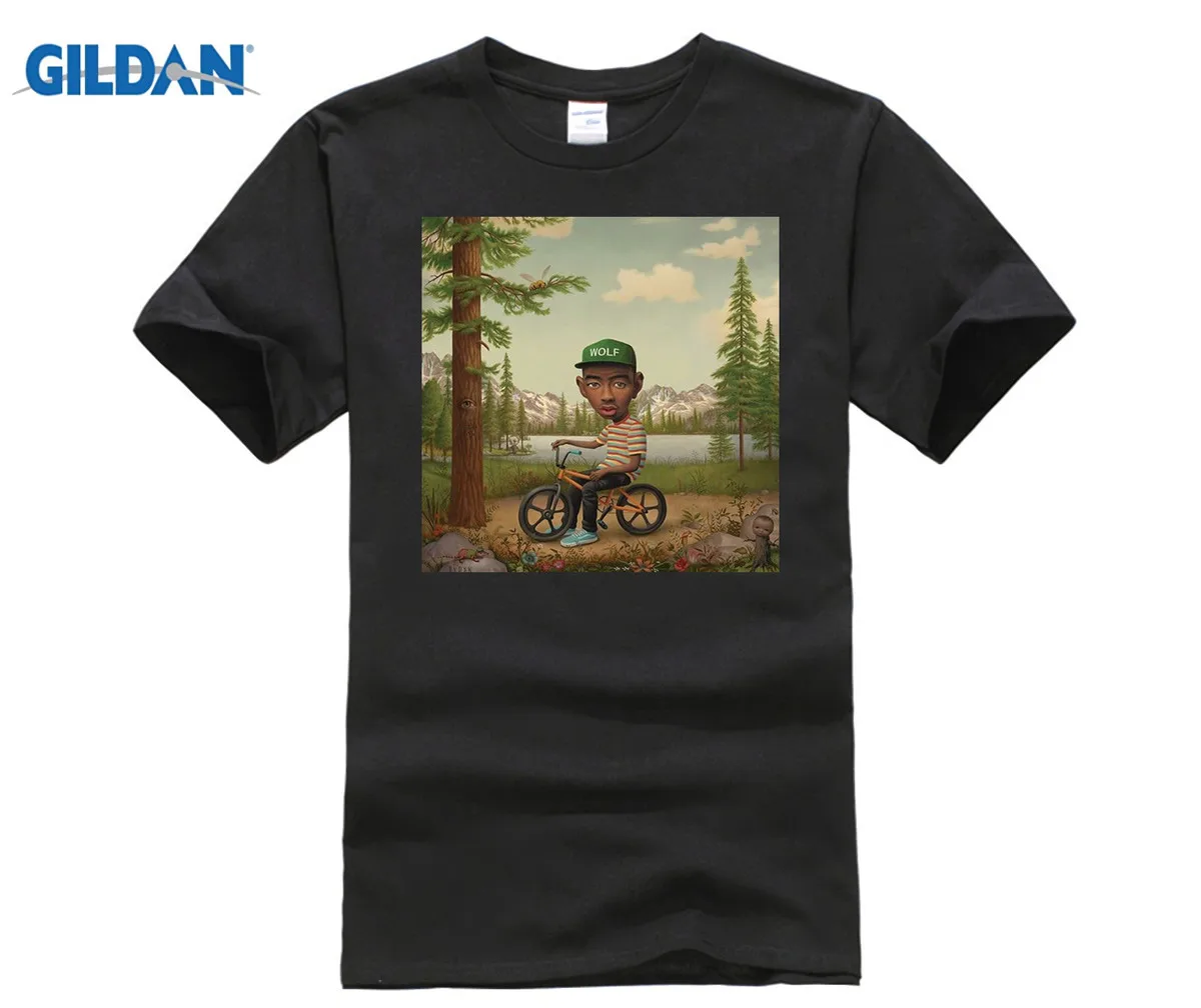 

GILDAN Tyler The Creator Wolf T Shirt EARL Odd Future Wolf Gang HIP HOP OFWGKTA OF The New Fashion for Short Sleeve T-shirt