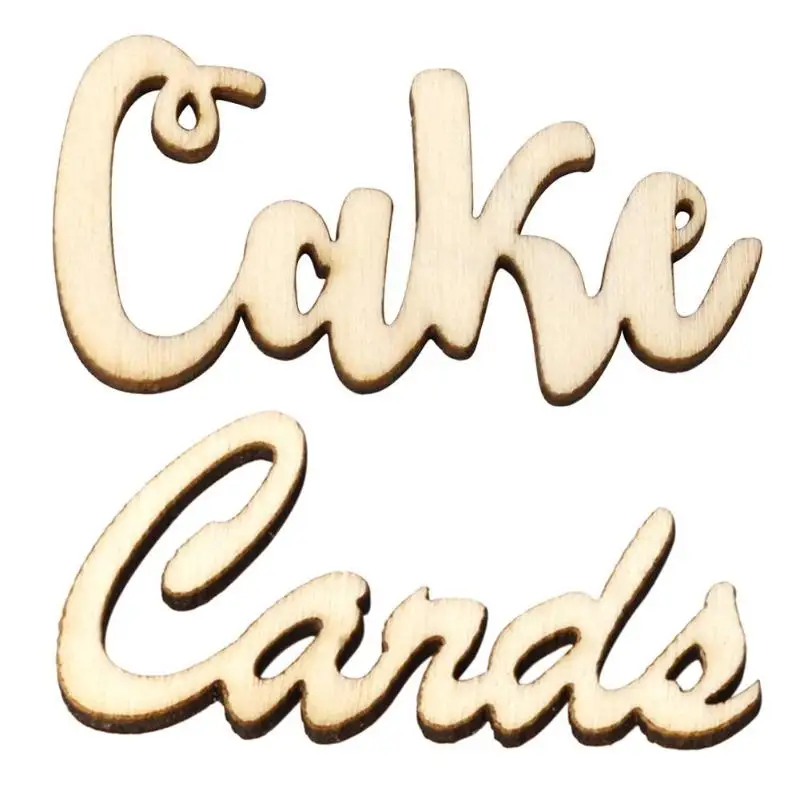 

15pcs/set Wooden Country Style Table Confetti Scatter Vintage DIY Wedding Party Decor