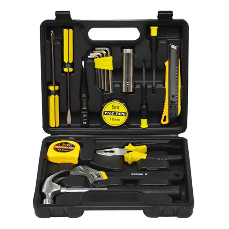 

18pcs/set Precision Screwdrivers Pliers Hex Spanners Digital Electric Tester Hardware Combination Tool Kit For Home Tool Sets