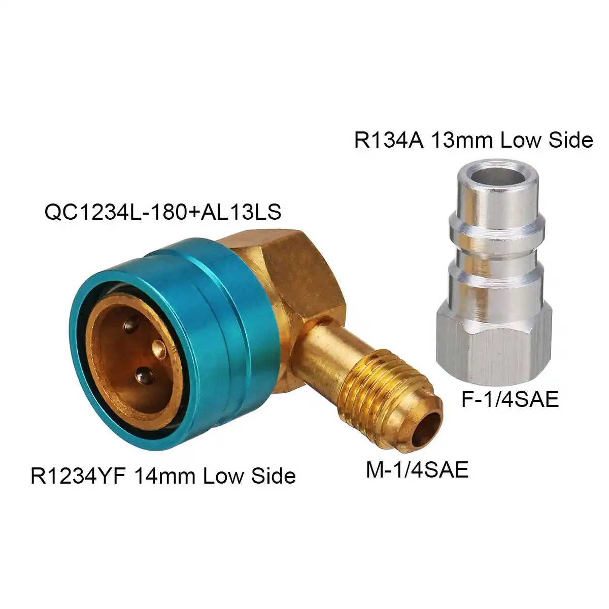 R1234YF to R134a Low Side Quick Coupler Coupler Adapters Car Air