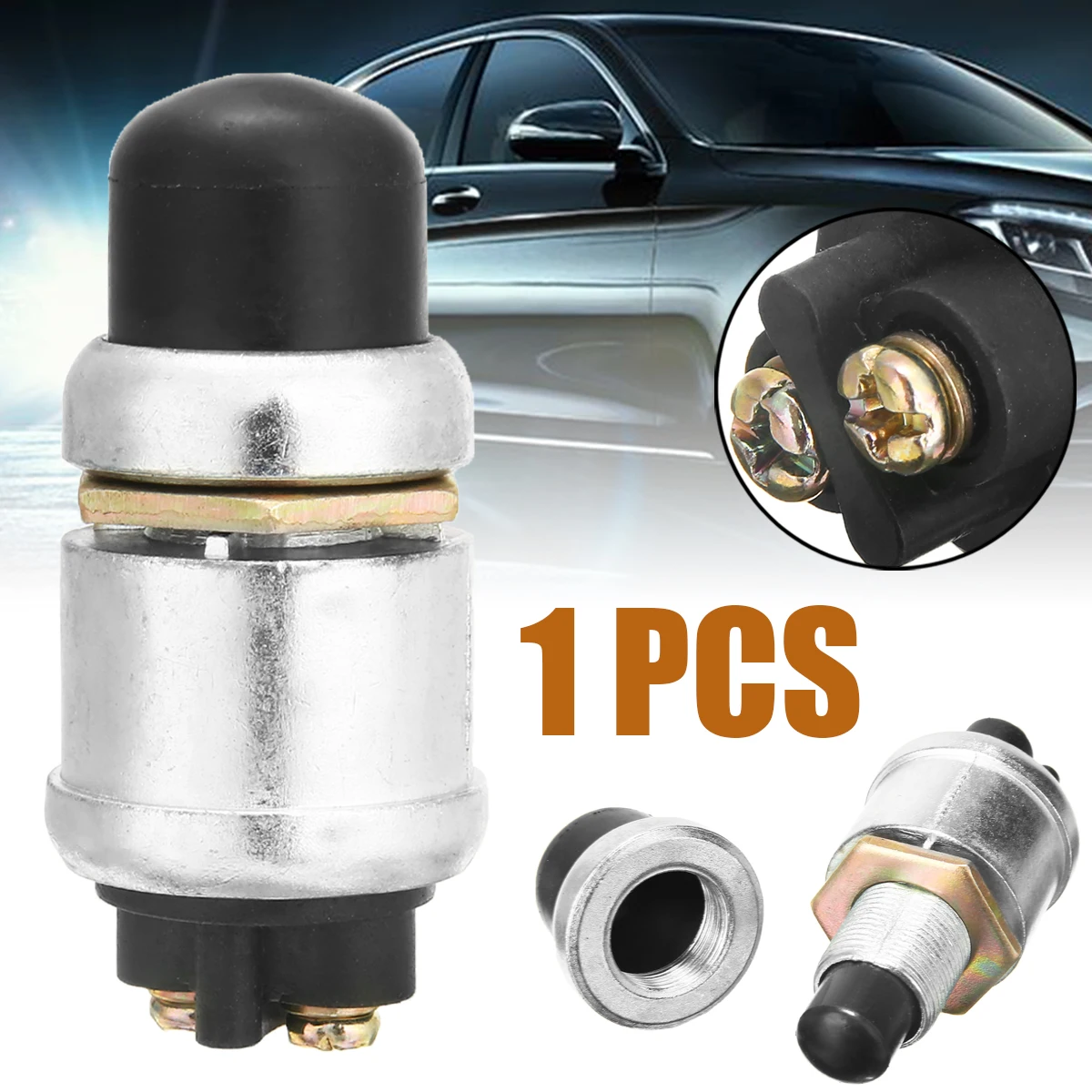 

Waterproof Car Boat Track Engine Switch Horn Push Button Start Starter 12V 20A for Auto Ignition Type Switches