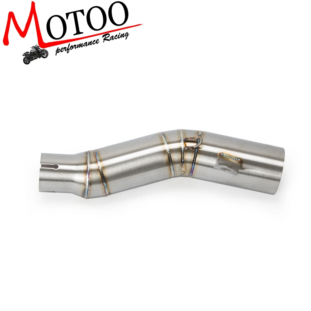

Free Shipping Motorcycle Exhaust System Link Pipe Middle Pipe Slip On For YAMAHA YZF-R6 YZF R6 2006-2014