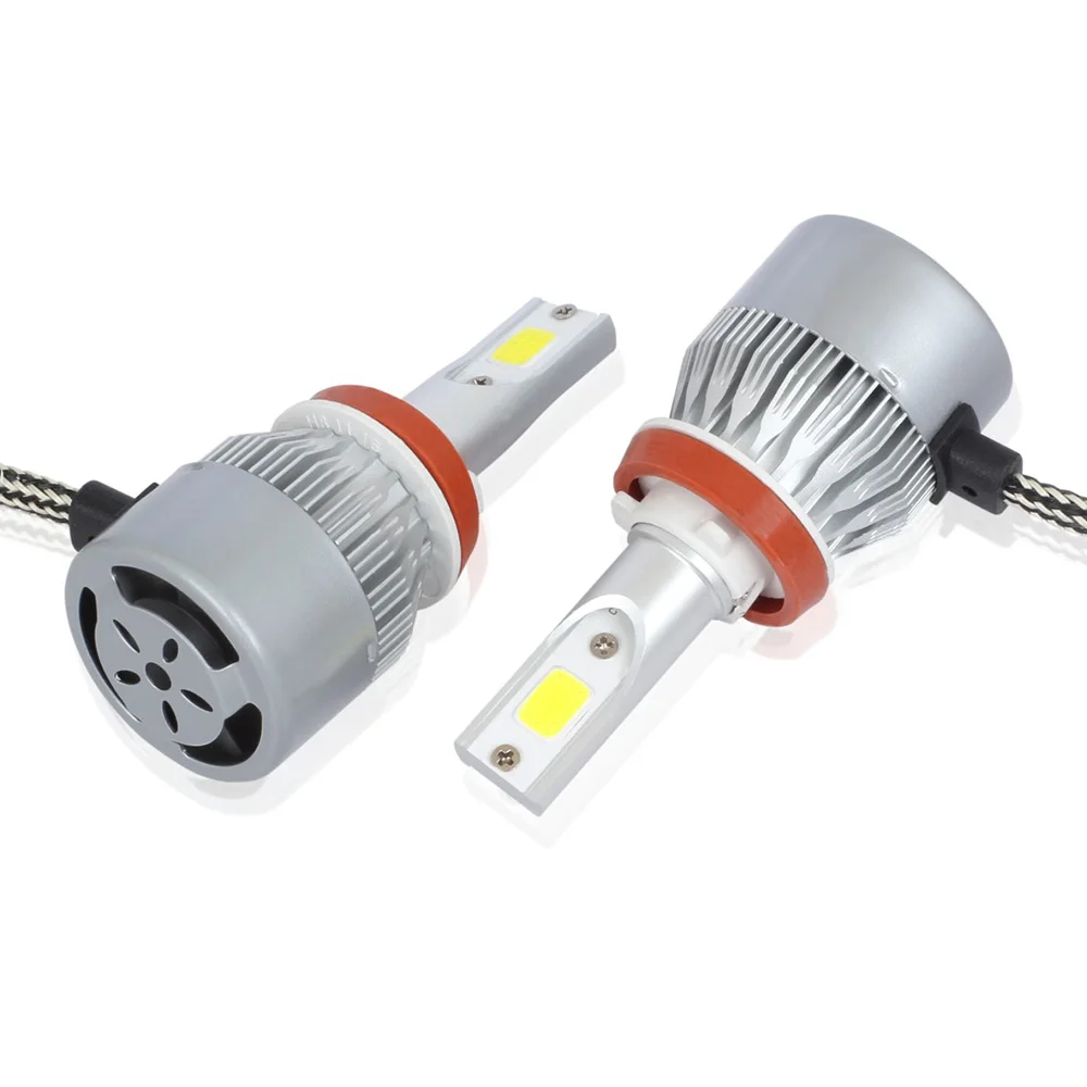 

1 Pair LED COB Car Headlights Bulbs IP67 Headlight Lamp 6500K 8000LM 36W Waterproof Car Lights Bulb LED Headlight
