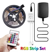 Bande lumineuse Led Rgb, Smd 2835, 5m, 12 v, étanche, Fita, Epistar, 60 diodes/m
