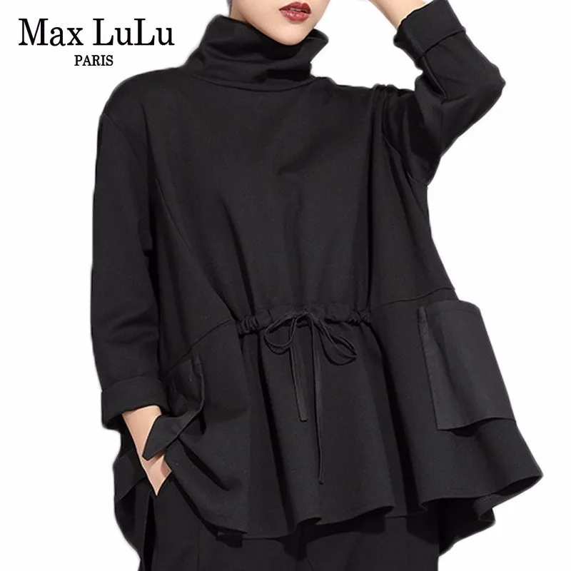 Max LuLu Весенняя Роскошная Европейская мода винтажная Женская Черная | Отзывы и видеообзор