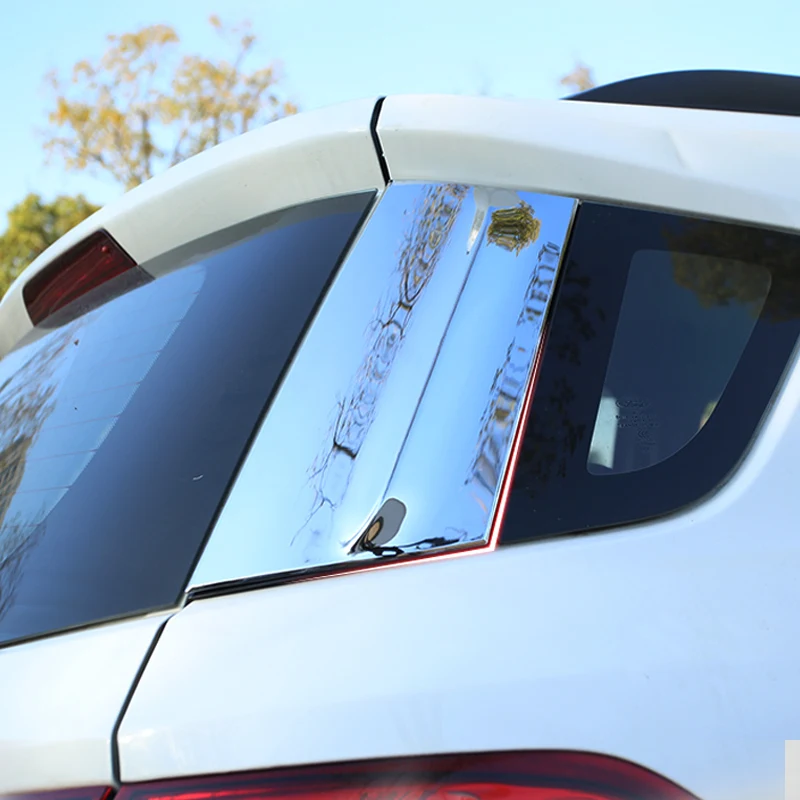 

A Little Change Car Back Tail Spoilers Rear Door Side Window Decal Cover Trim Sticker for Ford Ecosport 2012 - 2016 Accessories