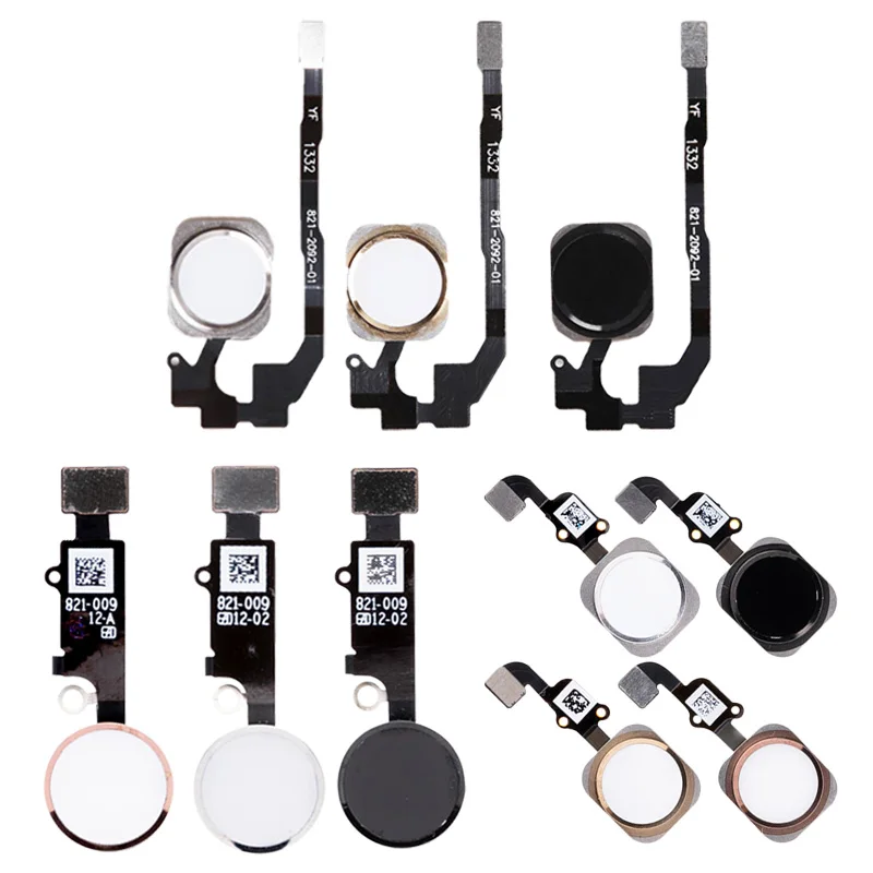 

1pcs For iPhone 5 5S 5SE 6 6S 7 8 Plus Home Button Flex Cable Repair Parts