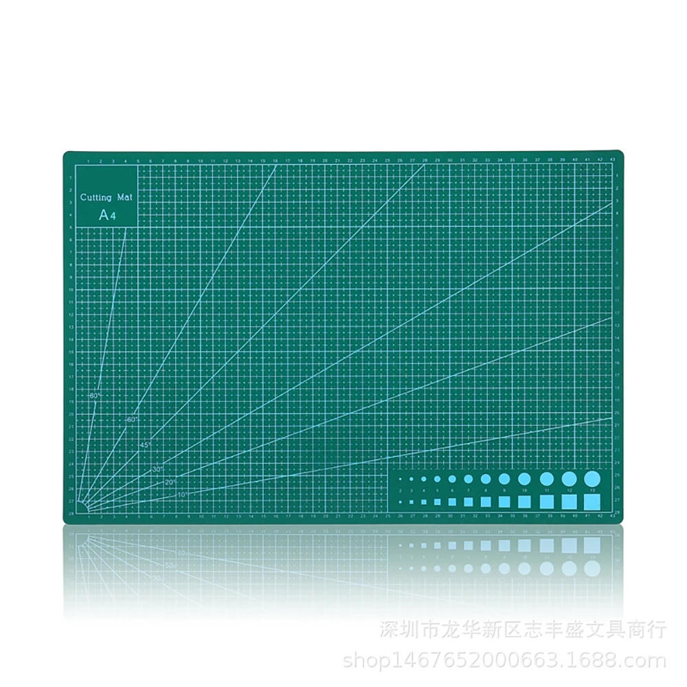 

A3 PVC Cutting Mat Double-Sided Cutting Pad Patchwork Sewing Tools Cloth Making Cutting Board Self-Healing Manual DIY Cut Tool
