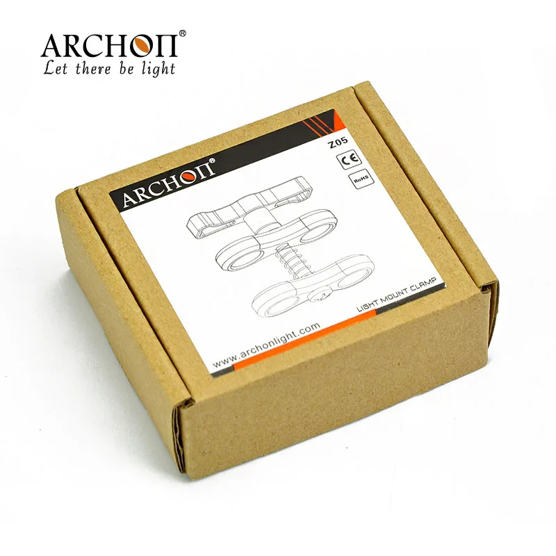 Оригинальный Монтажный кронштейн Archon Z05 для дайвинга держатель фонарь онарика