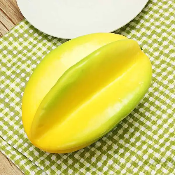 Carambola Искусственные Поддельные Украшения из овощей стрельба фотостудия реквизит Дети ролевые игры игрушки Ресторан Декоративные