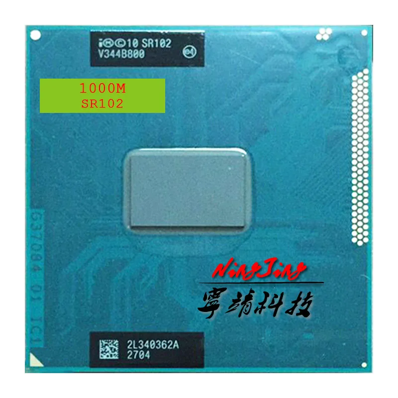 

Intel Celeron 1000M 1000M SR102 1.8 GHz Dual-Core Dual-Thread CPU Processor 2M 35W Socket G2 / rPGA988B
