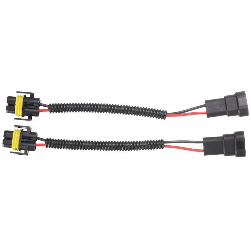 12V 2Pcs 9006 К H11 H8 светильник противотуманный конверсионный разъем жгуты проводов
