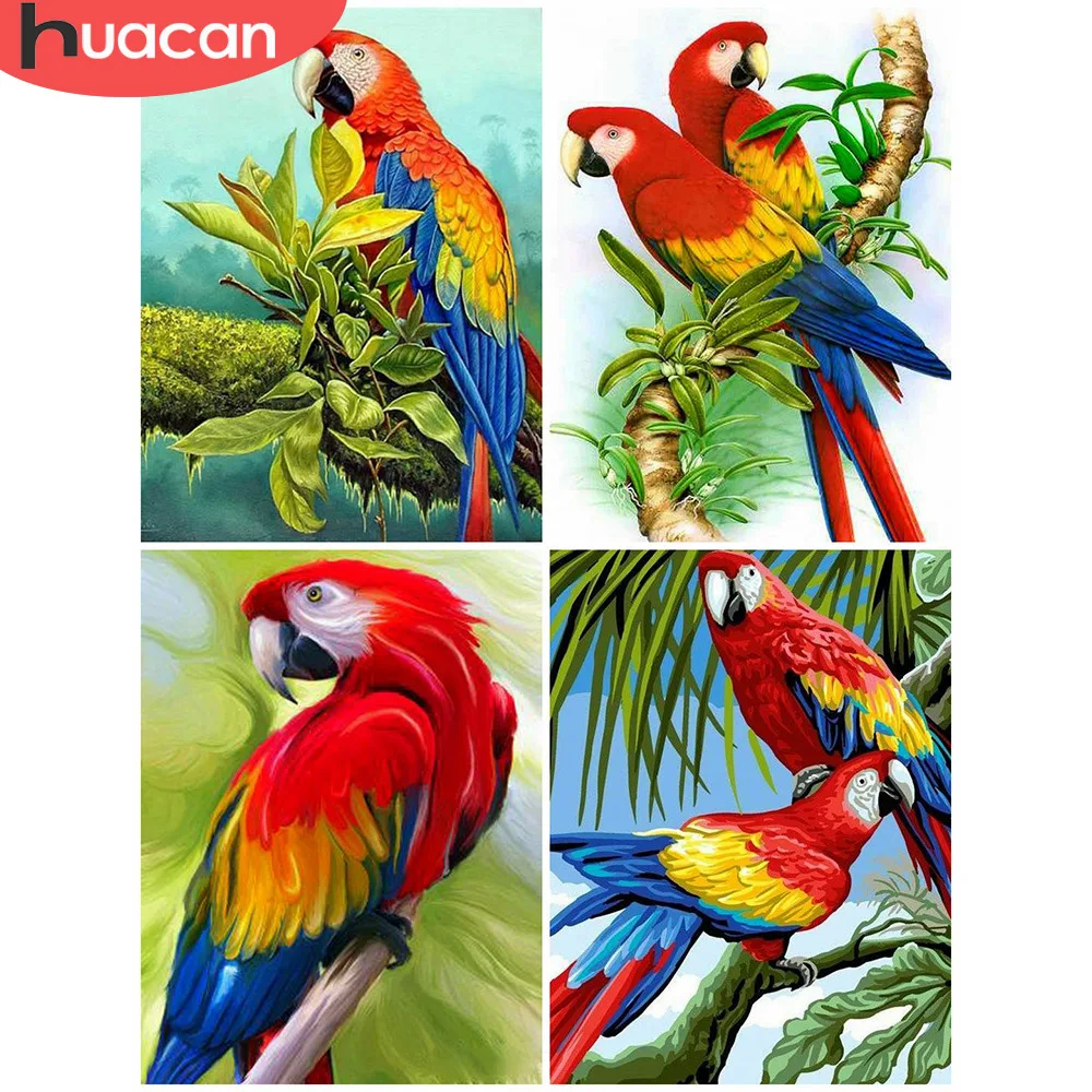 

HUACAN Diamond Mosaic Bird Diamond Embroidery Sale Animal 5D Diamond Painting Full Square Rhinestone Picture Decor Home