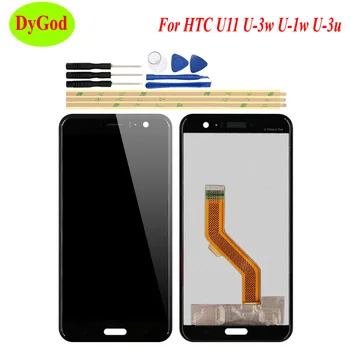 

For HTC U11 U-3w U-1w U-3u LCD Display Screen Touch Complete Digitizer Replacement Part LCD Screen Display Combo with Tools Set
