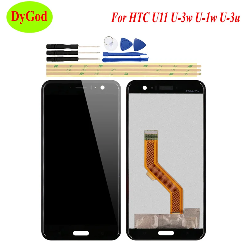 Для HTC U11 U 3w 1w LCD дисплей сенсорный полный дигитайзер запасная часть ЖК экран Combo с