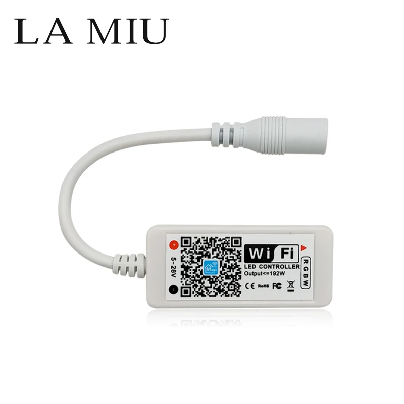 Wifi LED контроллер DC 5 28 в для RGB полосы света смартфона управление музыкой и