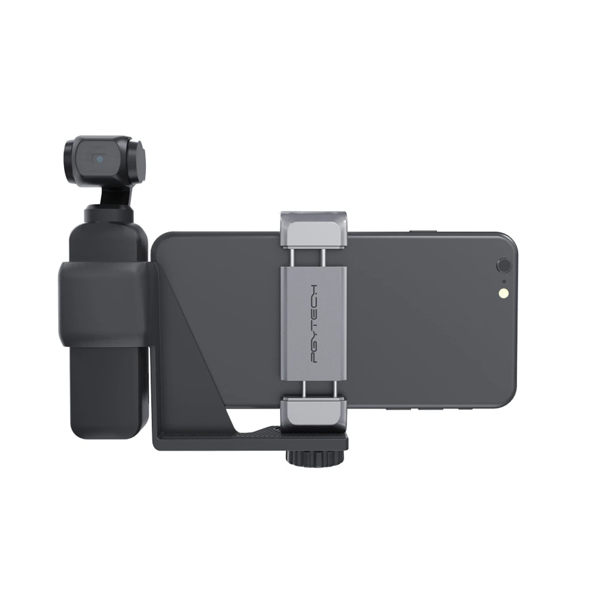 

For PGYTECHOSMO OSMO-POCKET Universal Phone Clip Holder Extension Bracket Mount Lightweight Duable amera Light Microphone Black